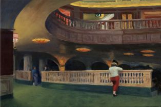 Edward Hopper "The Sheridan Theatre, 1937" Offset Lithograph