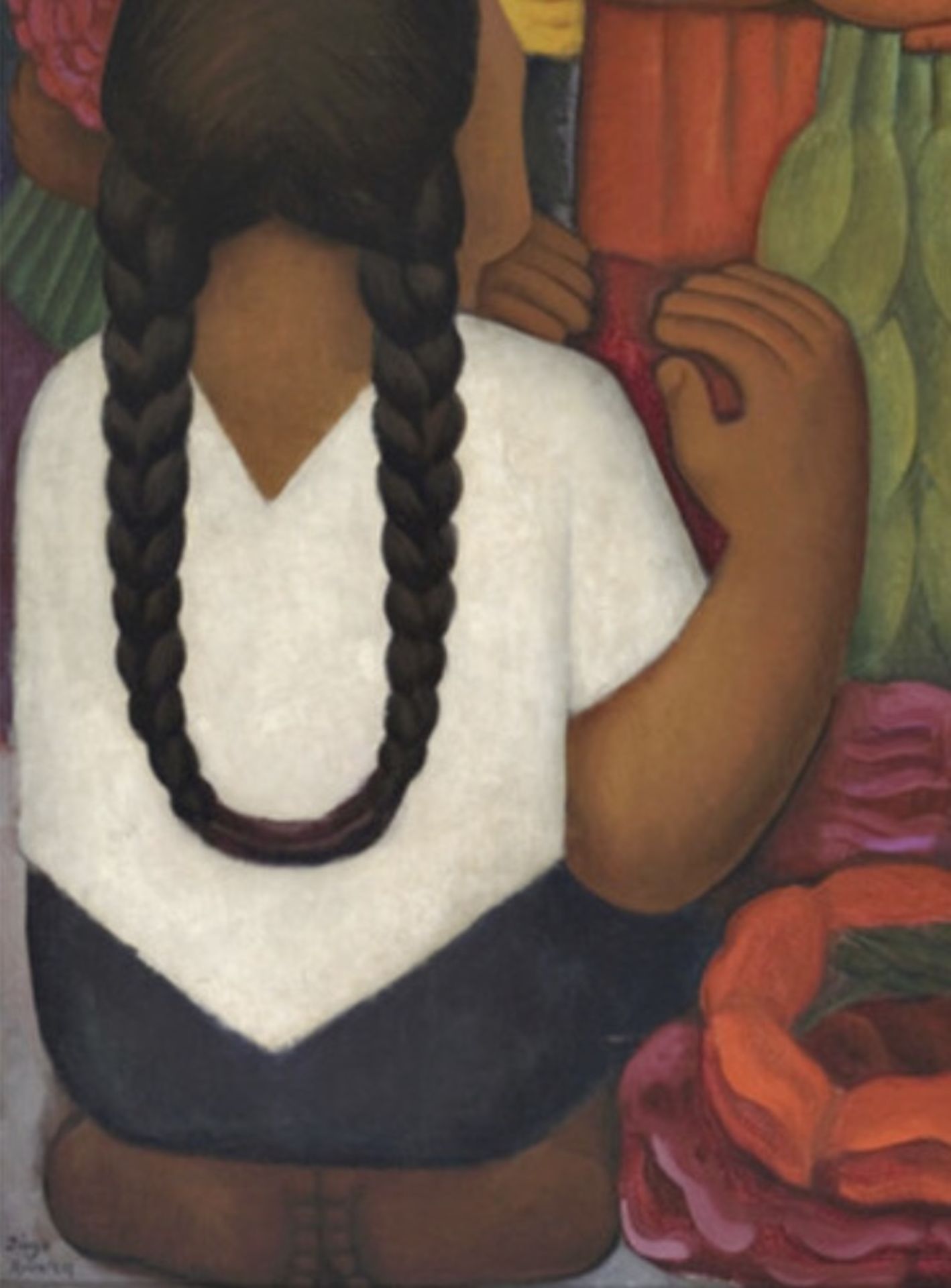 Diego Rivera "Flower Day, 1925" Print - Bild 4 aus 5