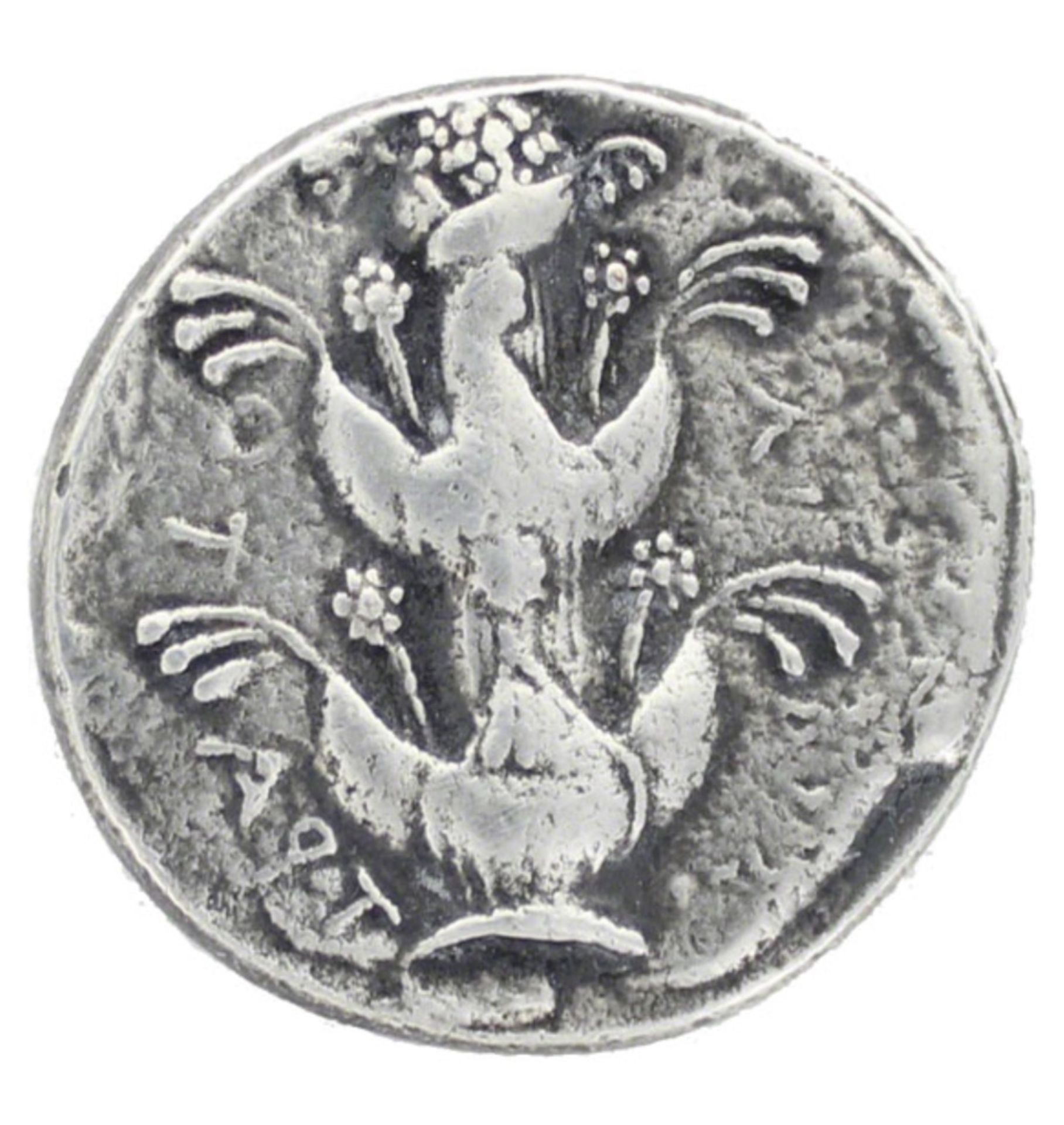 Cyrenaica Cyrene Jupiter Tetradrachm Coin - Bild 2 aus 2