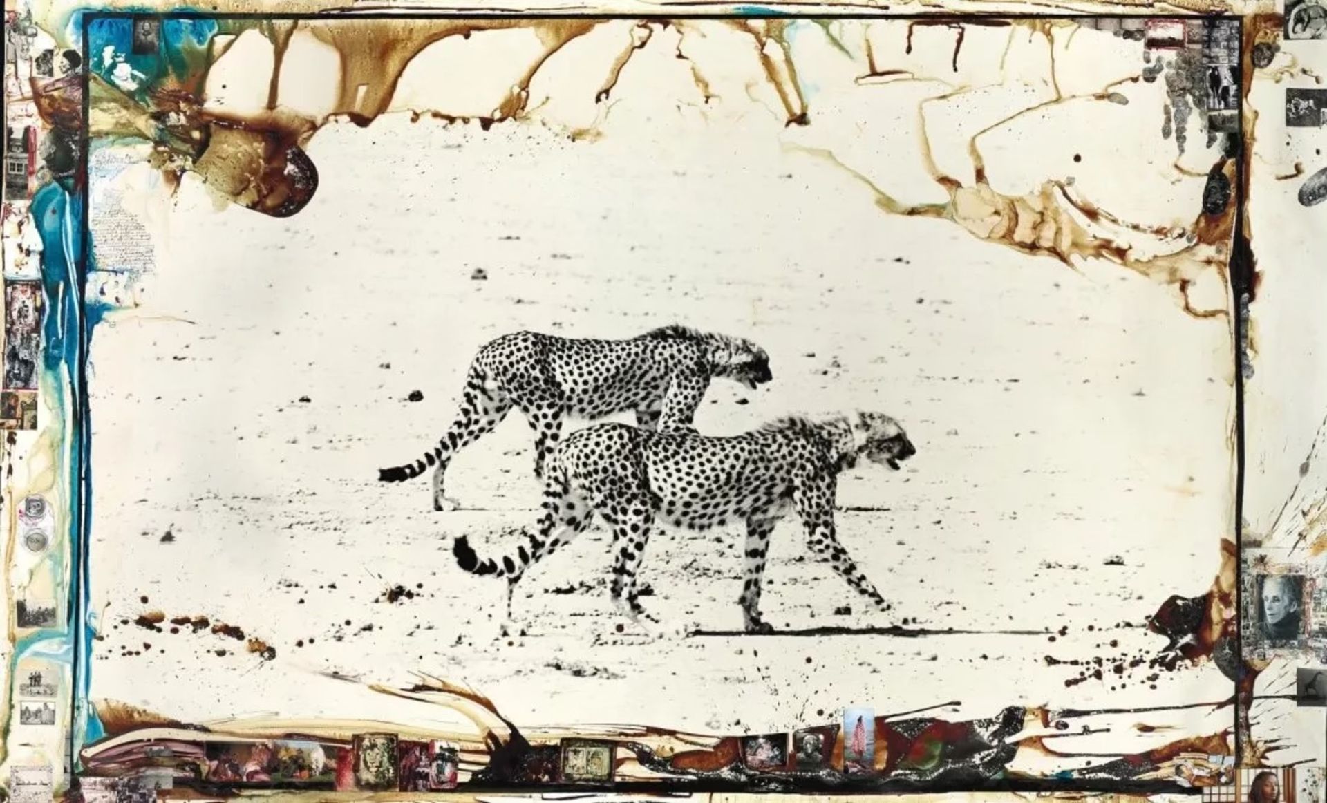 Peter Beard - Hunting Cheetahs on the Taru Desert, 1960