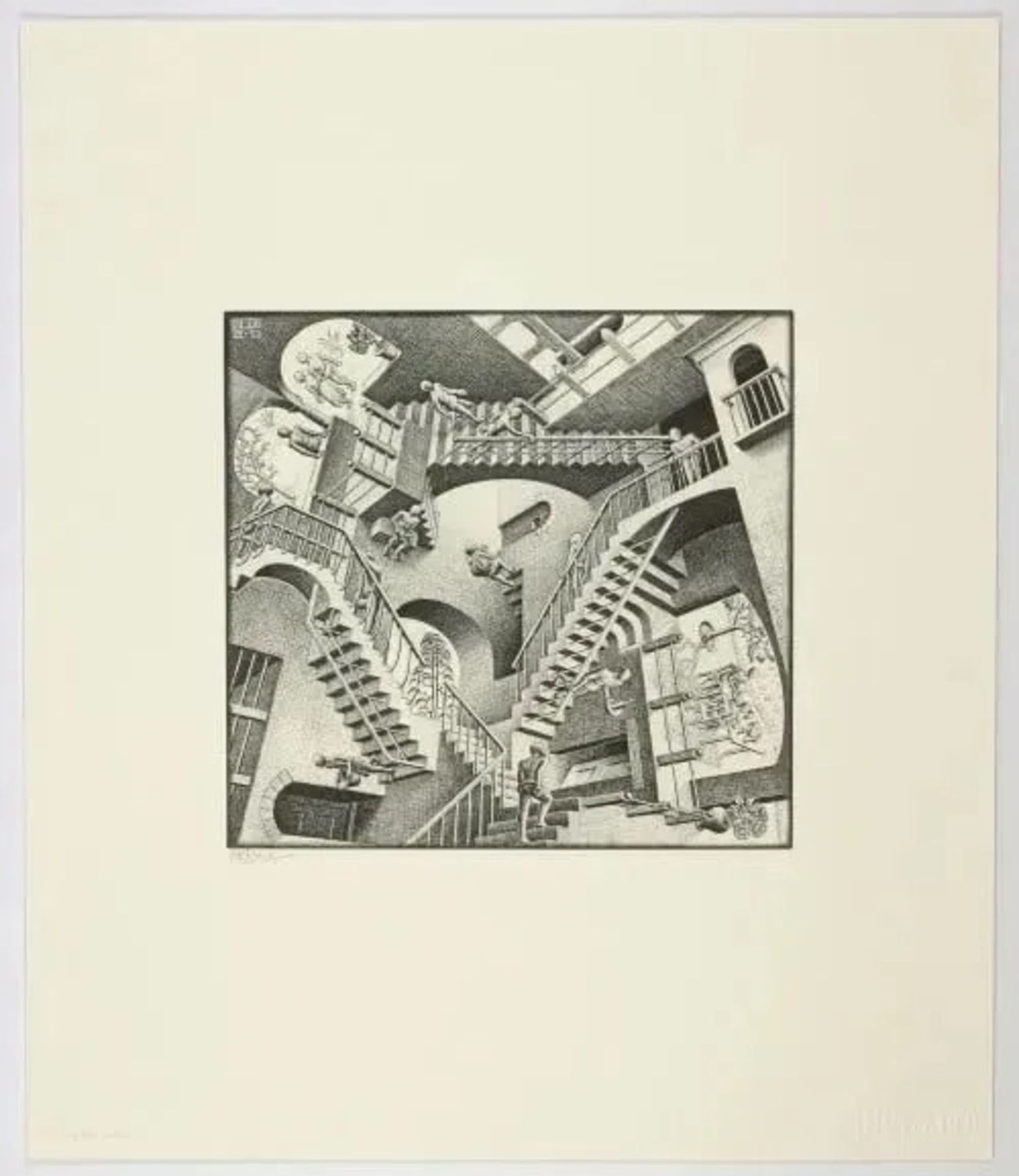 M.C. Escher "Relativity" Etching