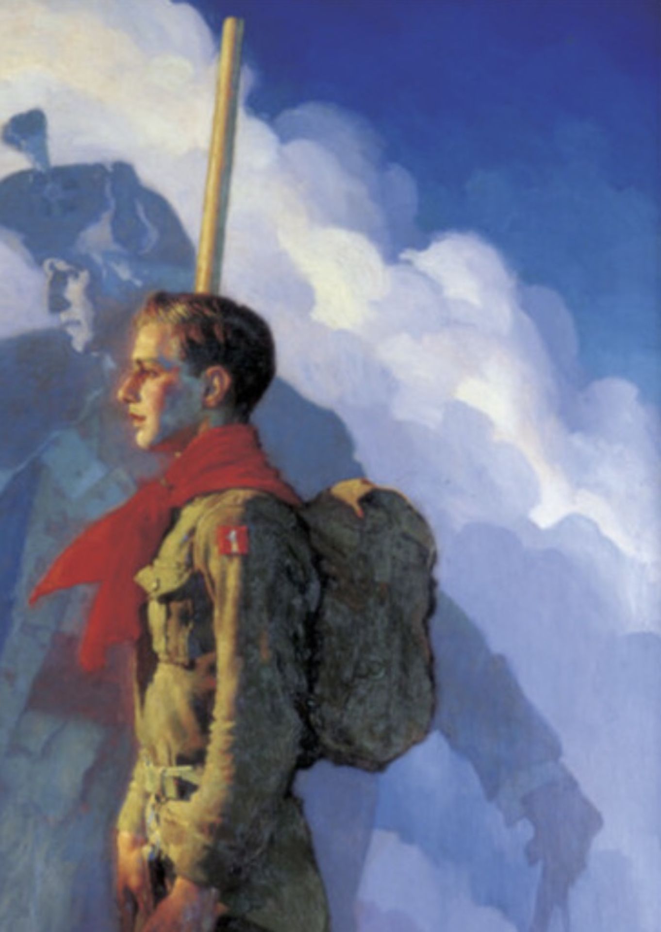 Norman Rockwell "A Scout is Loyal, 1932" Offset Lithograph - Image 3 of 5