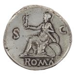Silver Nero Roman Coin