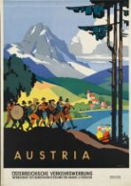 Austria Travel Poster
