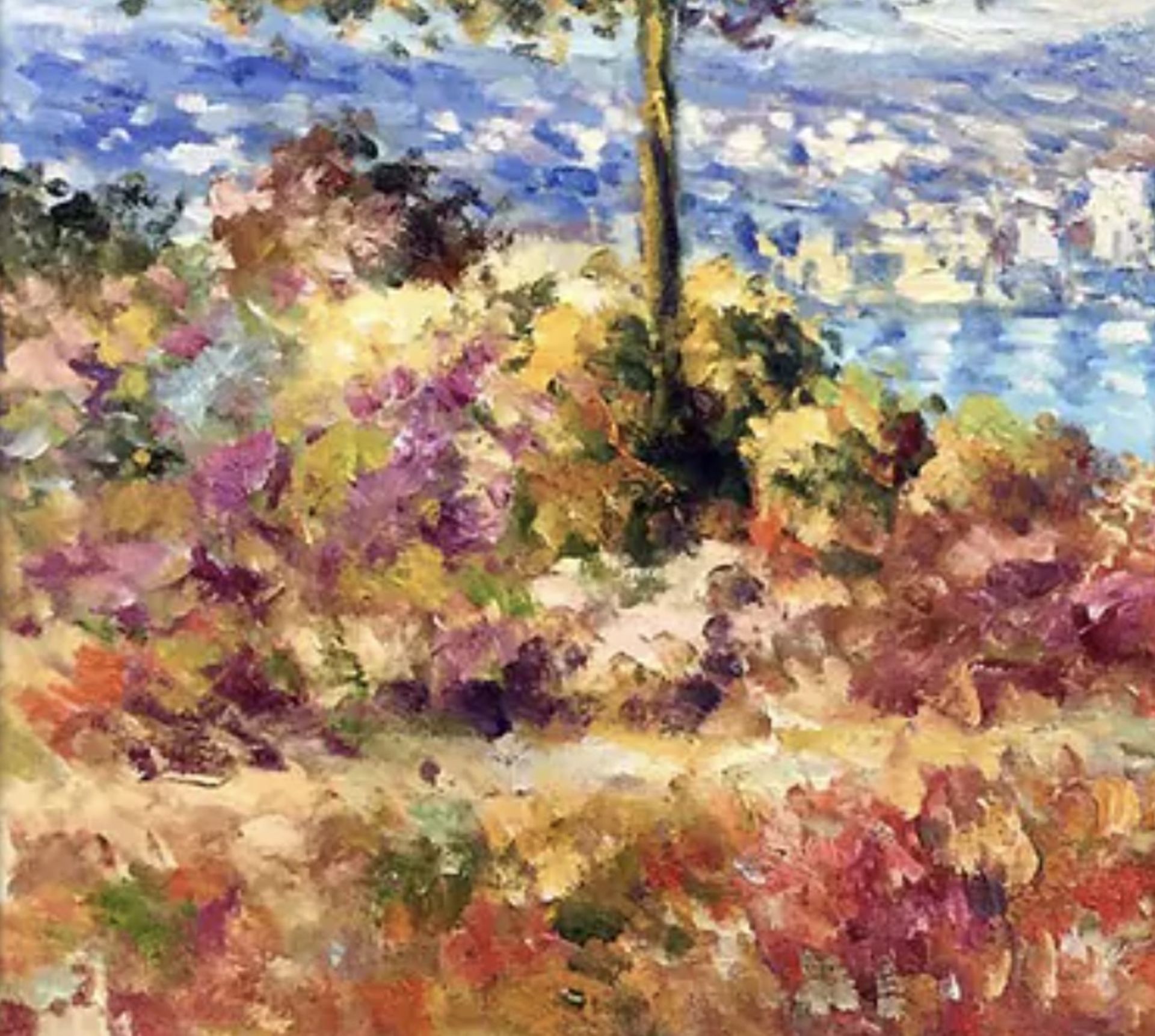 Claude Monet "Antibes, 1888" Oil Painting, After - Image 5 of 6