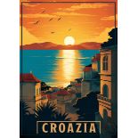 Croazia Travel Posrter