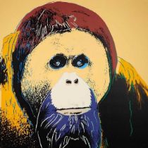 After Andy Warhol Orangutan Screenprint (w/blindstamp)