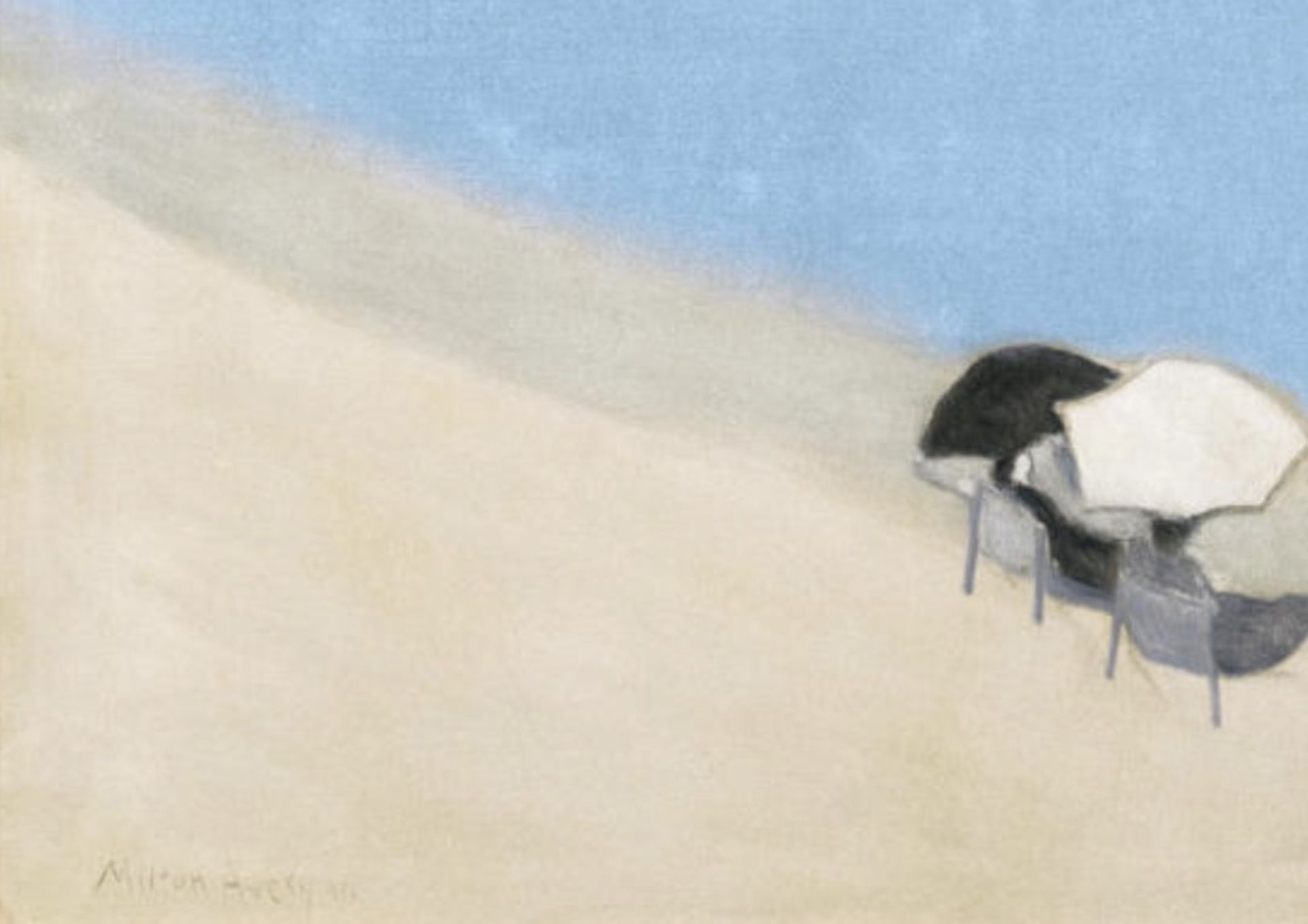 Milton Avery "Sea Gazers, 1956" Offset Lithograph - Image 4 of 5