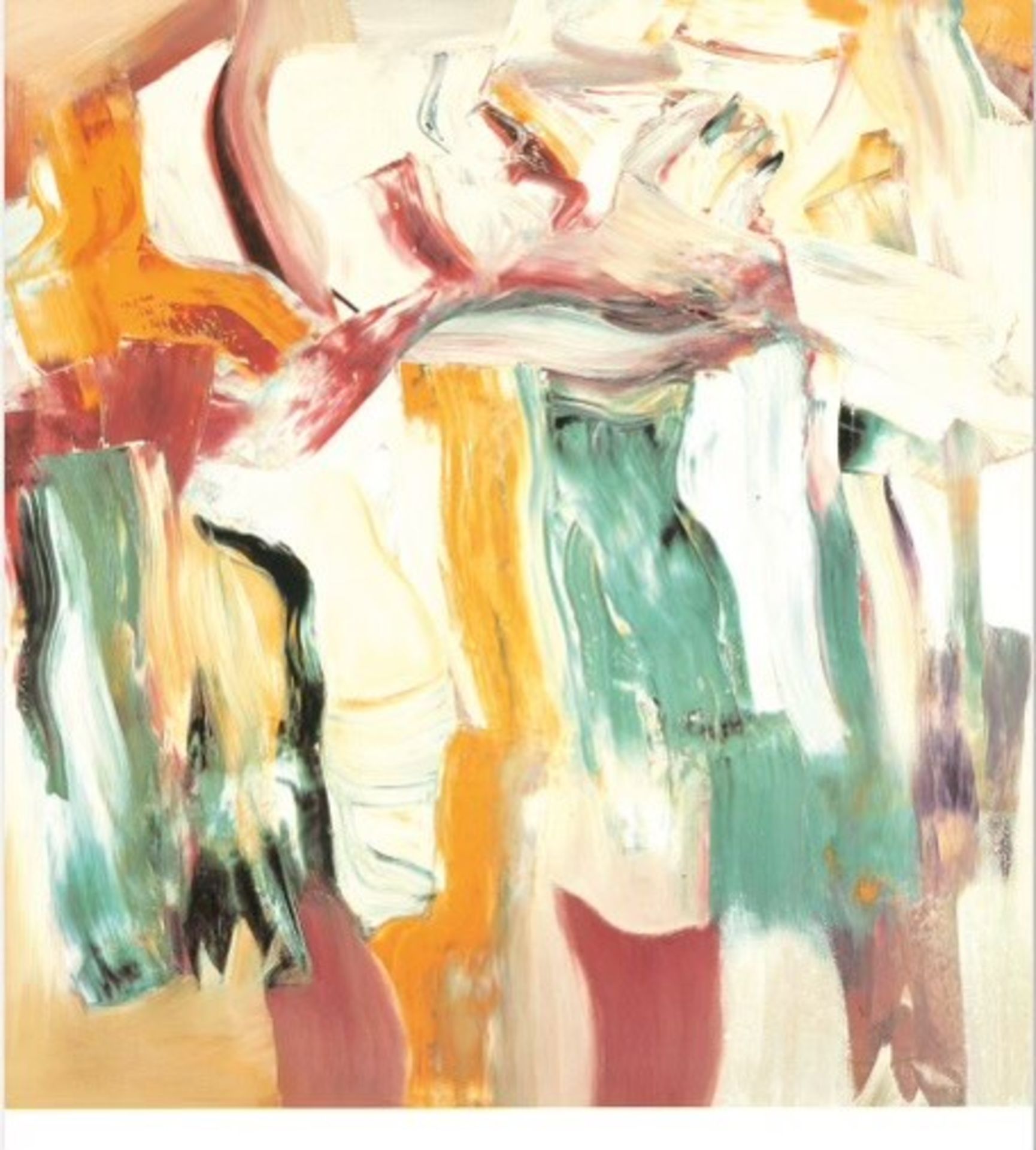 William de Kooning Paris 1990 Offset Lithograph