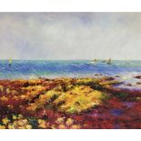 Pierre Auguste Renoir "Low Tide at Yport, 1872" Oil Painting, After