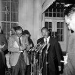 Martin Luther King Jr "With the President" Photo Print