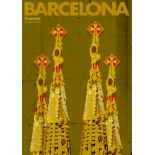 Barcelona, Spain Travel Poster