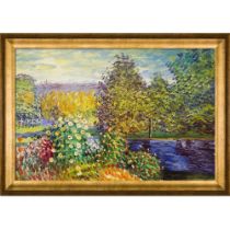 Claude Monet "Corner of the Garden at Montgeron" Oil Painting, After