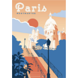 Paris, France Travel Poster