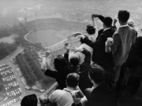 George Silk "Atop Cathedral, University of Pittsburgh" Photo Print