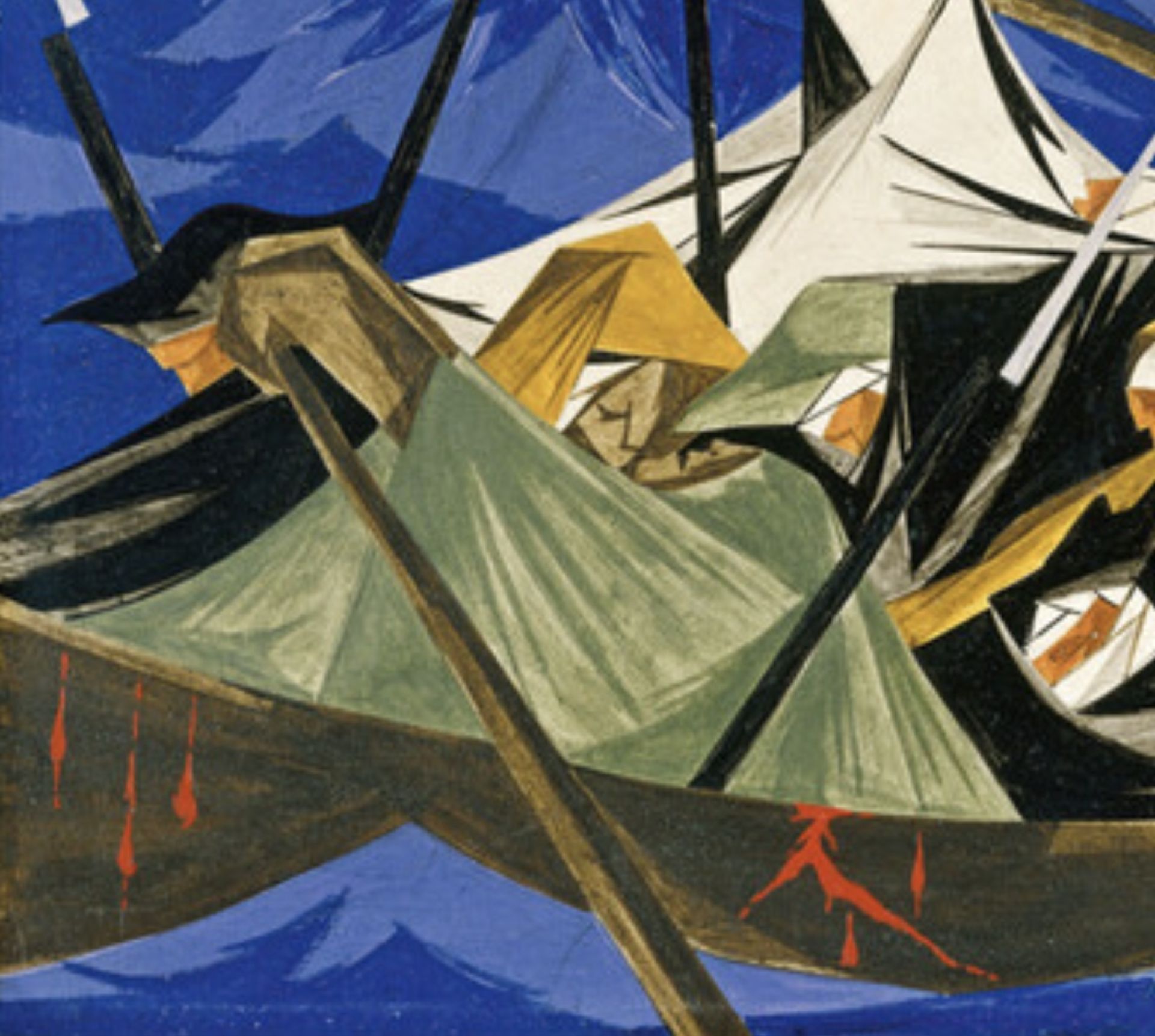 Jacob Lawrence "River at McKonkeys, December 1776" Offset Lithograph - Bild 5 aus 6