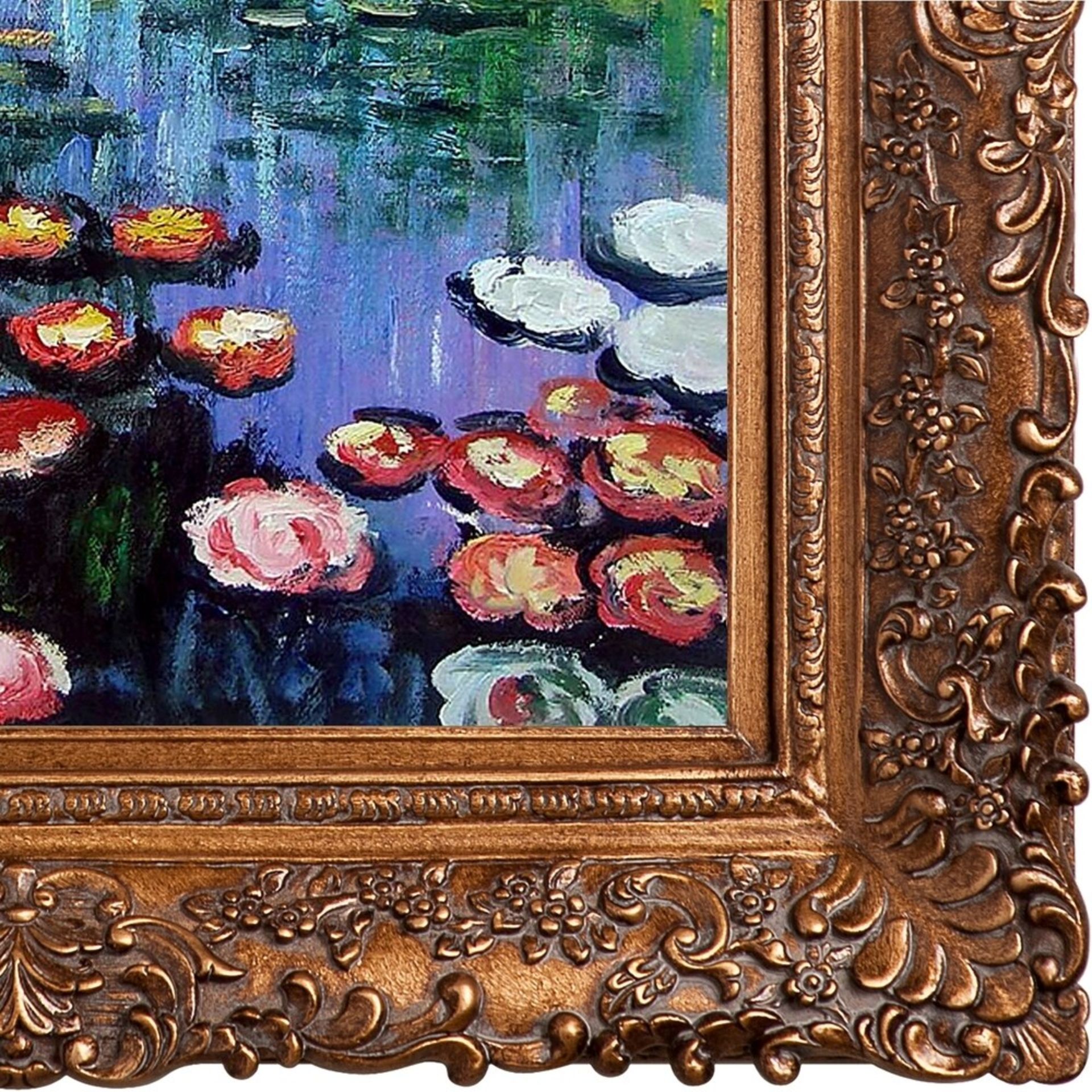 Claude Monet "Water Lilies" Oil Painting, After - Bild 2 aus 6