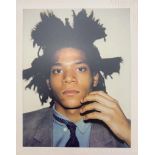 Andy Warhol "Jean-Michel Basquait, 1982" Polaroid Print