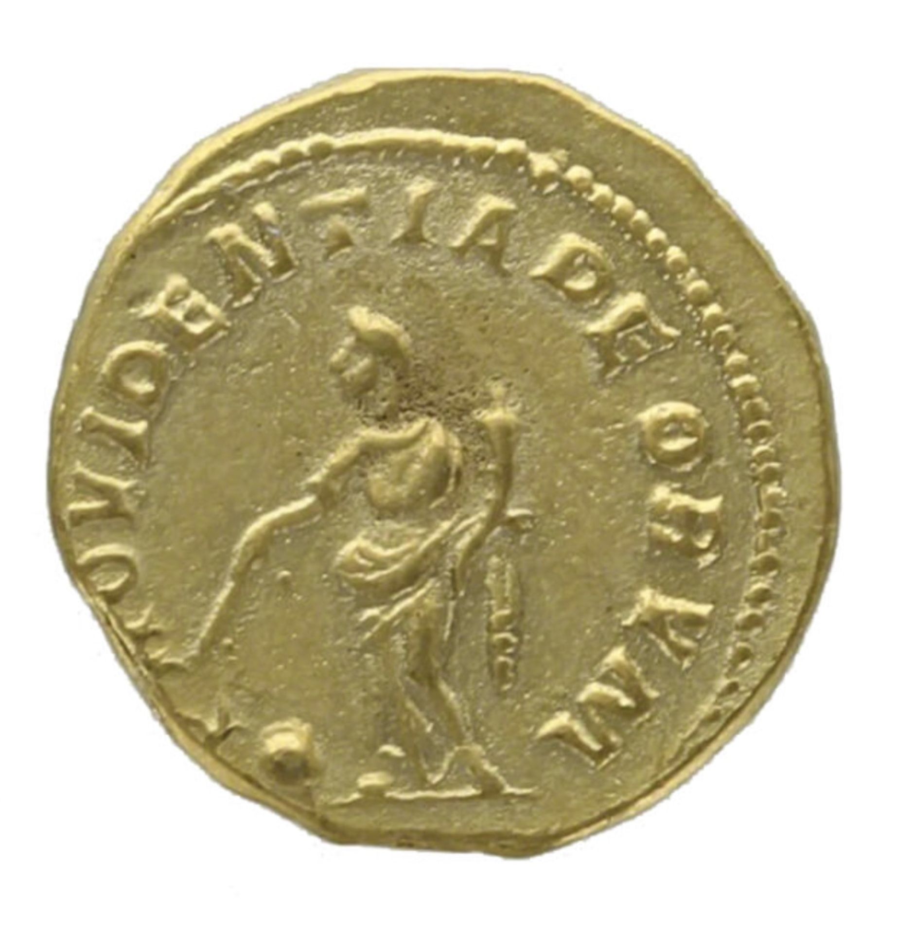Roman Emperor Balbinus Gold Aureus Coin - Image 2 of 2