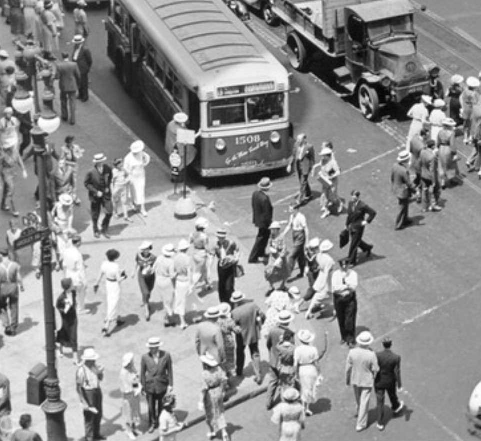 Berence Abbott "Herald Square, 34th and Broadway, Manhattan" Print - Image 4 of 5