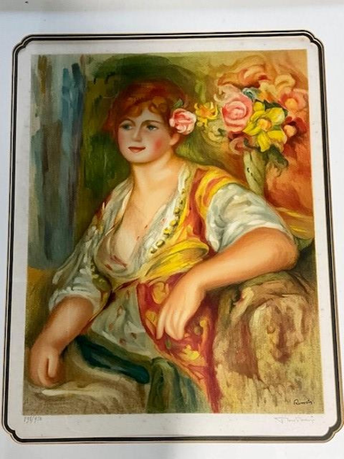 RENOIR LITHOGRAPH PENCIL SIGNED AND NUMBERED - Image 5 of 6