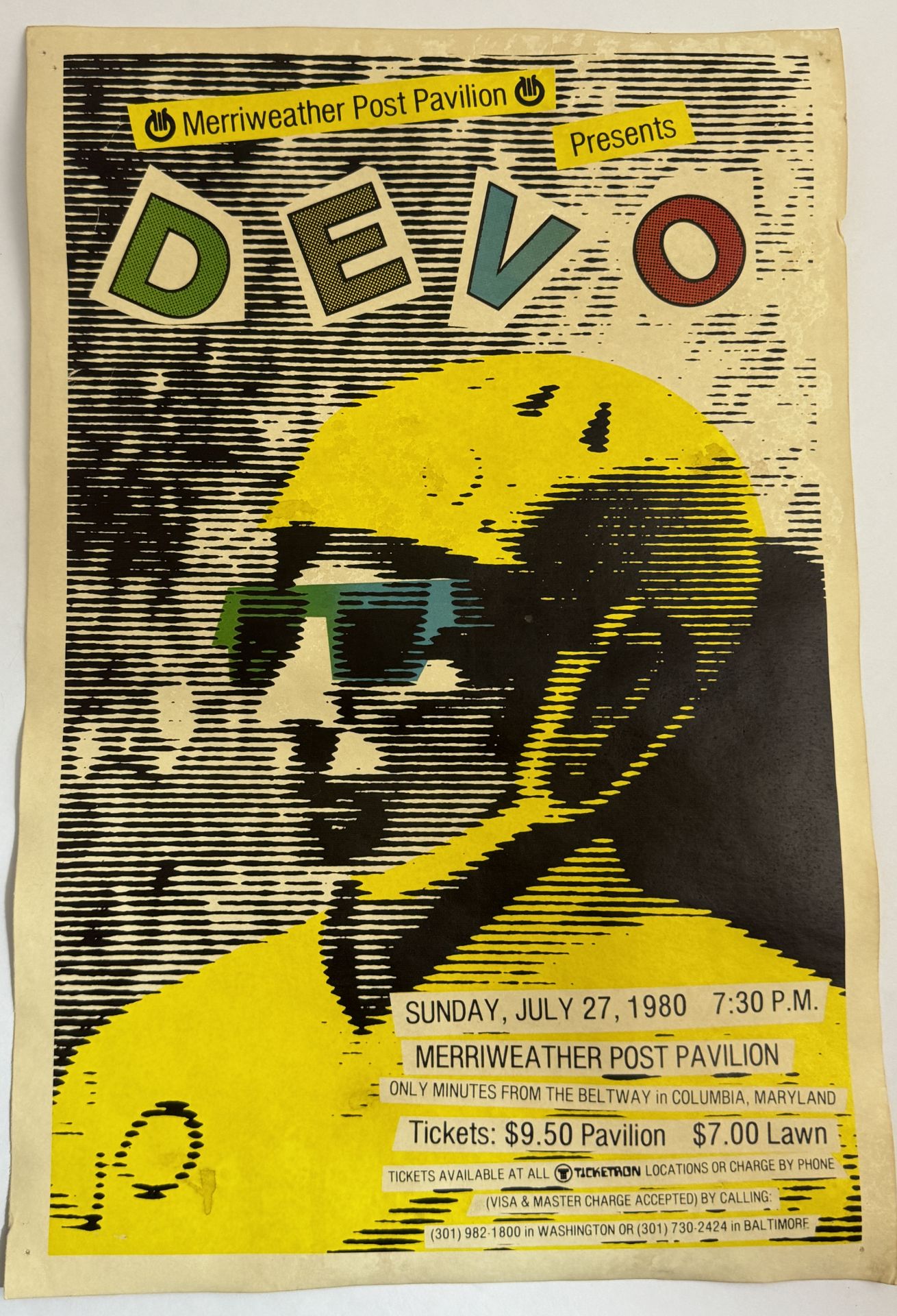 Devo Concert Poster