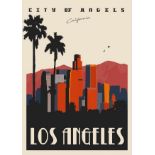 Los Angeles, California Travel Poster