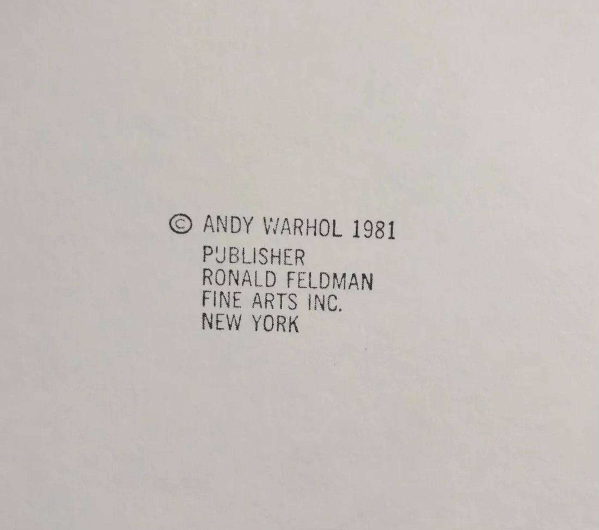 After Andy Warhol Santa Claus Screenprint (w/blindstamp) - Bild 7 aus 9