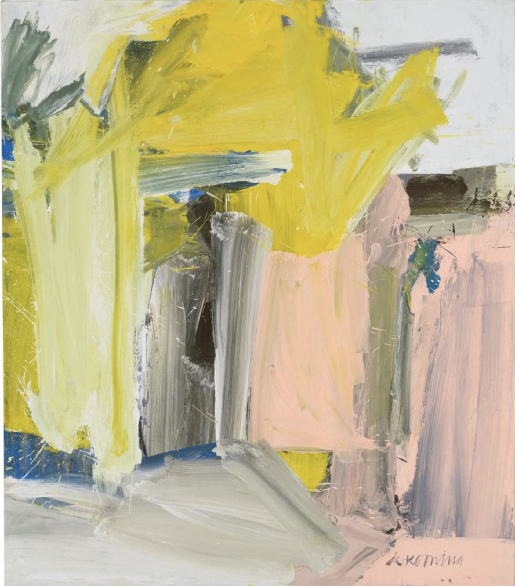 Willem de Kooning "Door to the River, 1960" Offset Lithograph