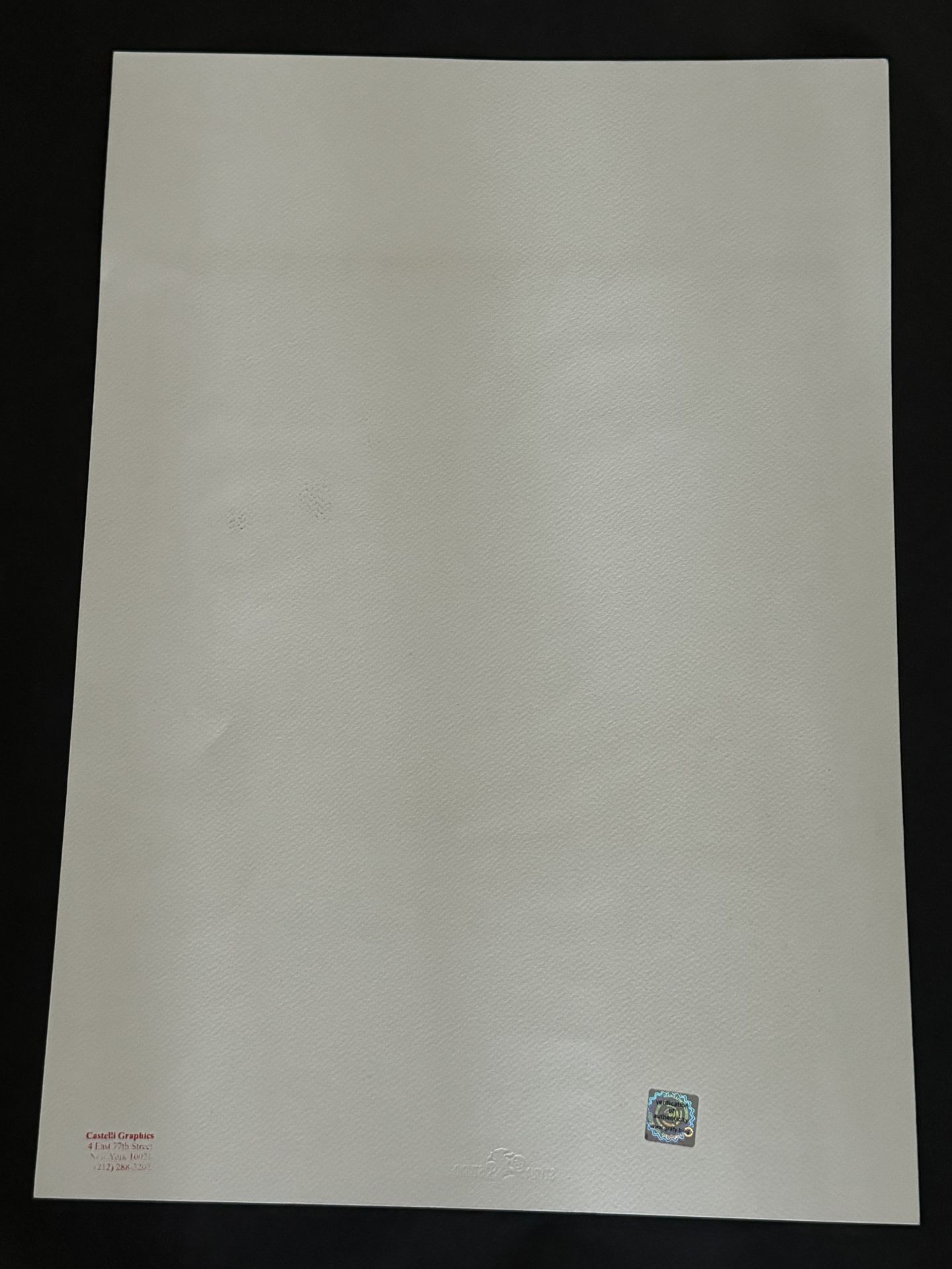 Roy Lichtenstein offset lithograph plate signed pencil numbered - Bild 5 aus 5