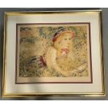 RENOIR LITHOGRAPH PENCIL SIGNED AND NUMBERED