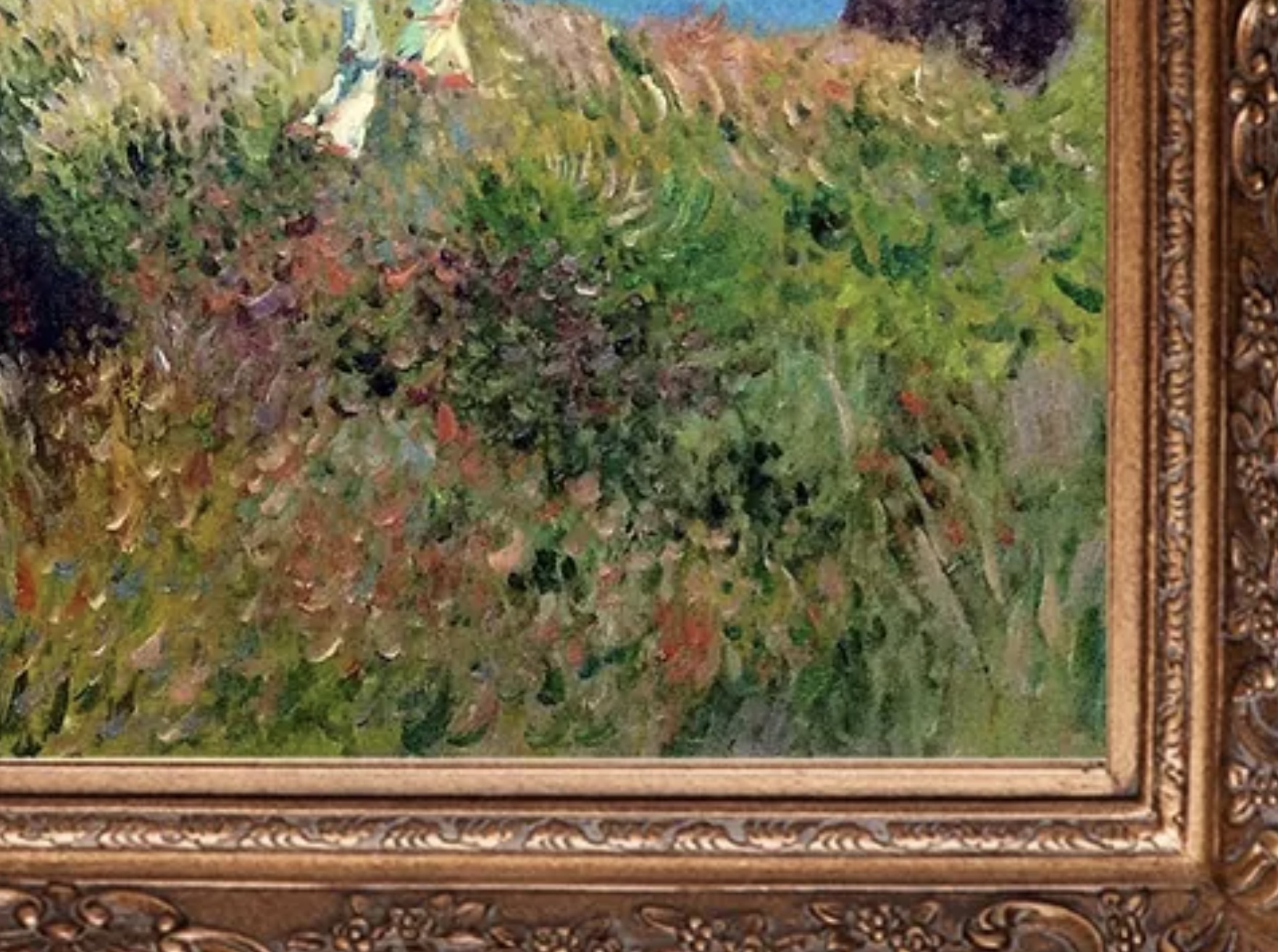 Claude Monet "Cliff Walk at Porville, 1882" Oil Painting, After - Image 6 of 6