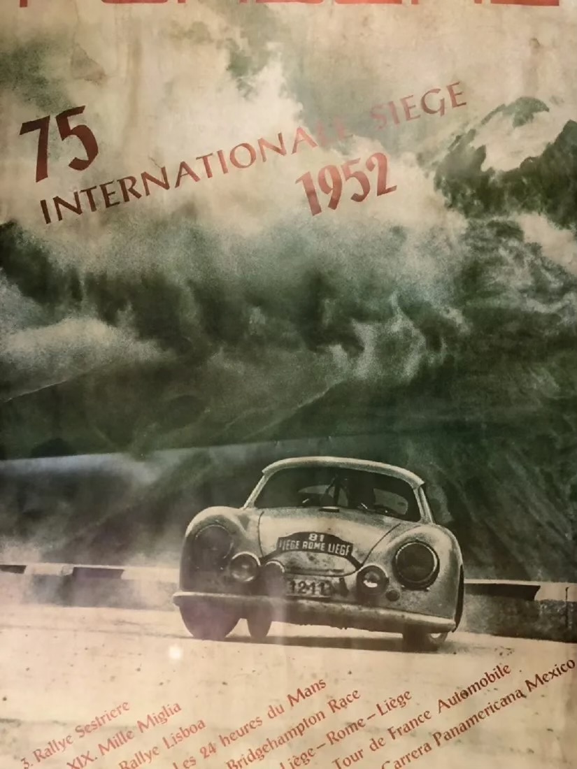 Porsche 75 International Siege Racing Poster