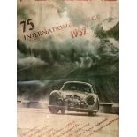 Porsche 75 International Siege Racing Poster