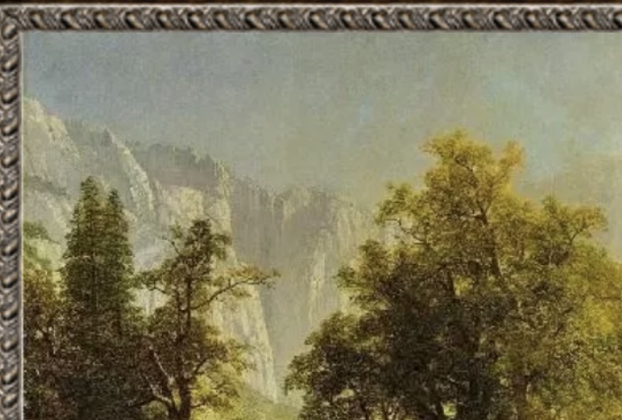 Albert Bierstadt "El Capitan, Yosemite Valley, 1875" Oil Painting, After - Image 2 of 5