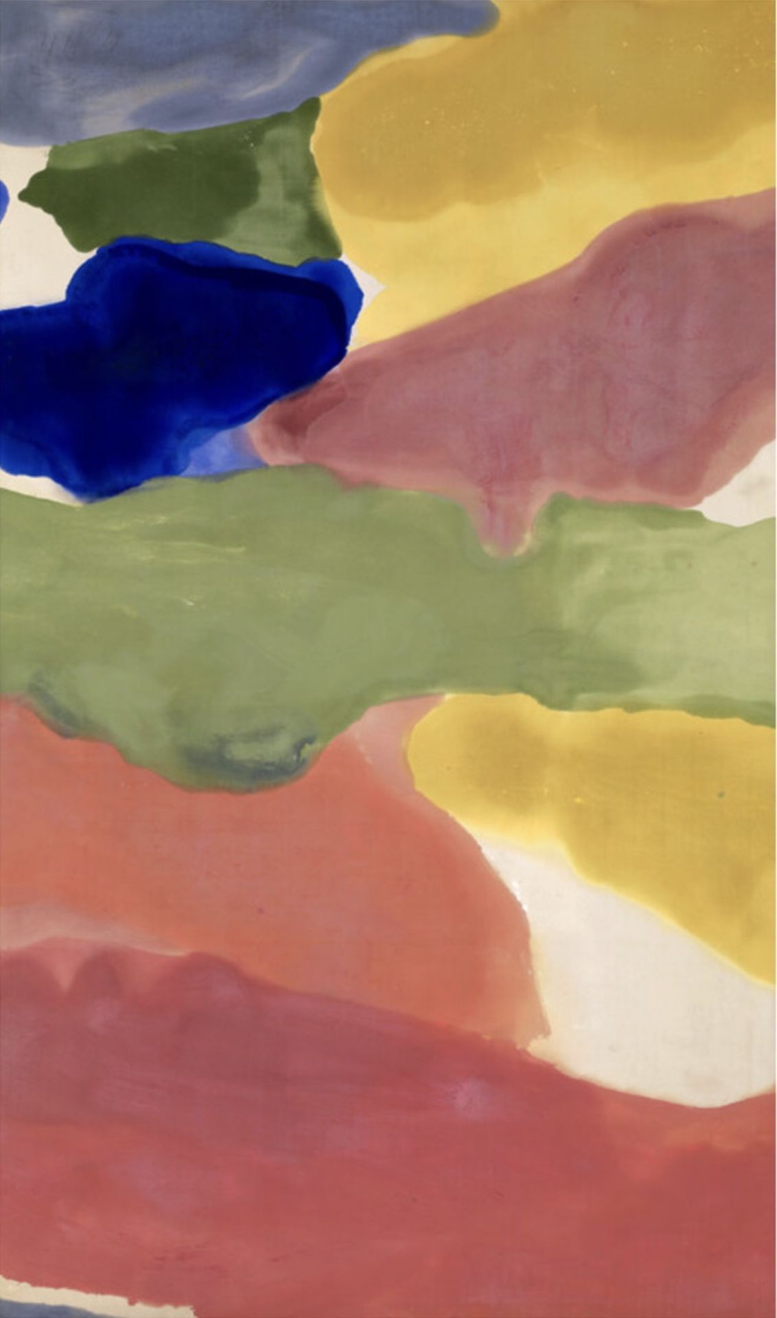 Helen Frankenthaler "Tutti Frutti, 1966" Offset Lithograph