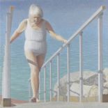 Alex Colville "A Woman on a Ramp, 2006" Offset Lithograph