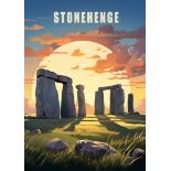 Stongehenge Travel Poster