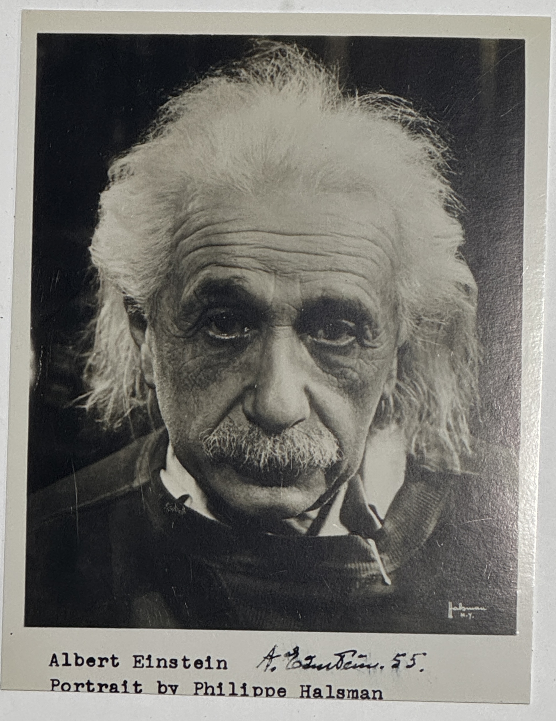 Albert Einstein Philippe Halsman photo print