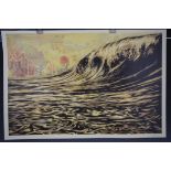 Shepard Fairey - Waves (Hand Signed)