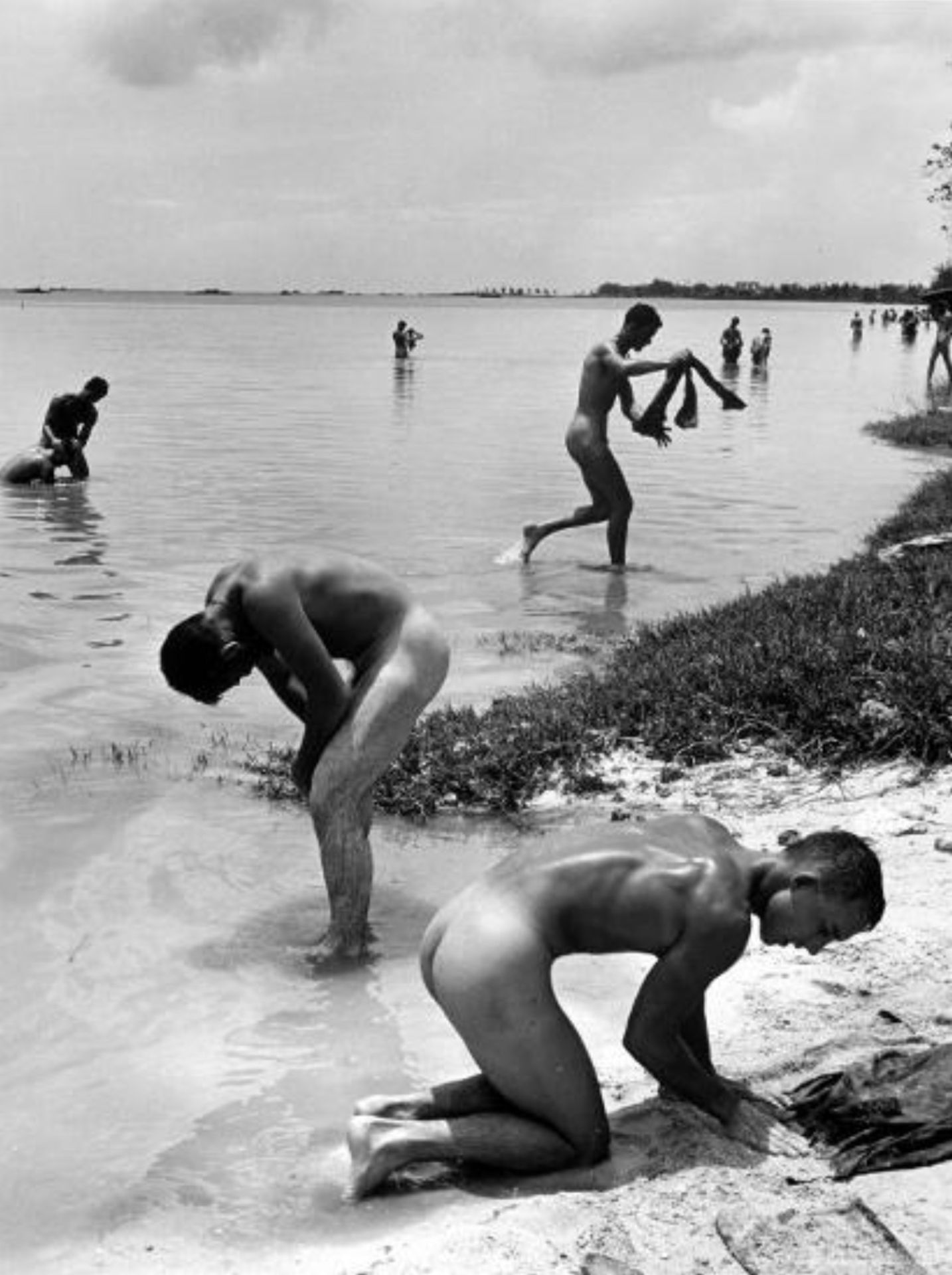 Peter Stackpole "Naked US Soldiers, Saipan" Photo Print