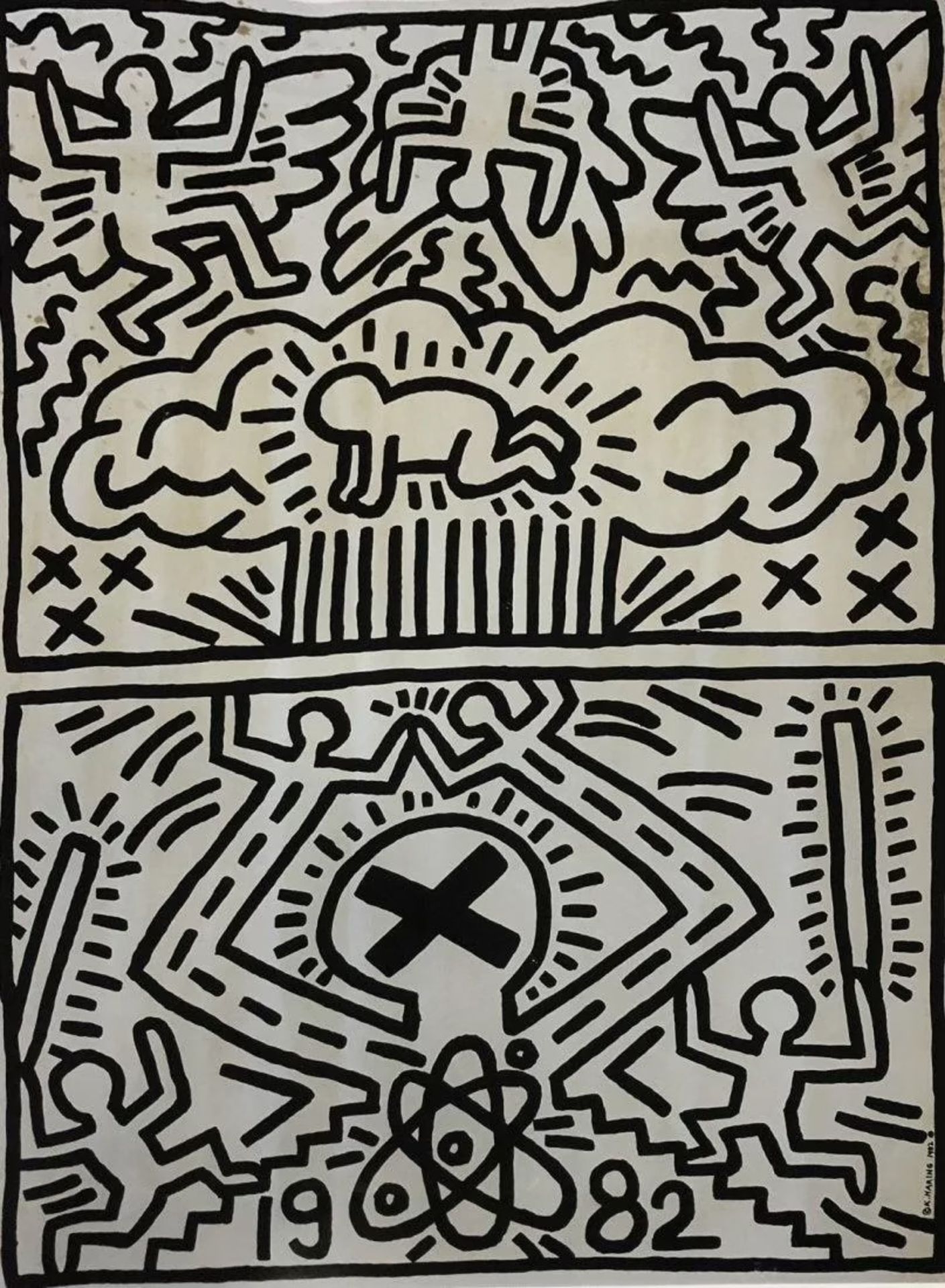 Keith Haring - Nuclear Disarmament Poster
