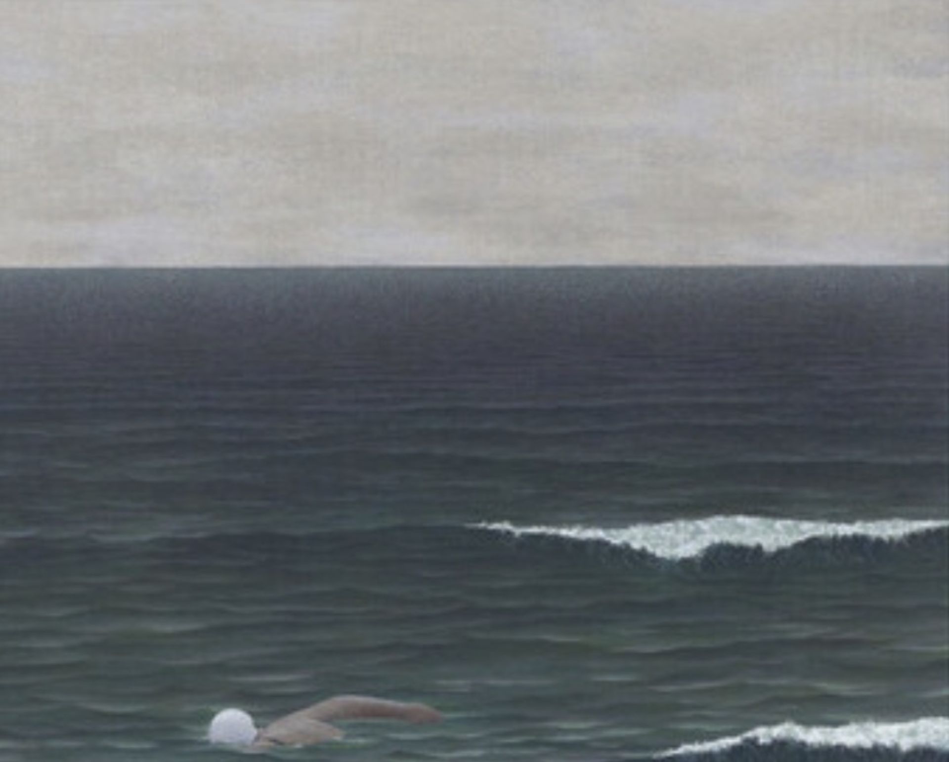 Alex Colville "Swimmer, 1962" Offset Lithograph - Bild 3 aus 5