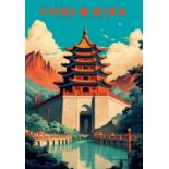 Asian Travel Poster