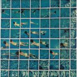 David Hockney - Gregory in the swimming pool, LA, 1982