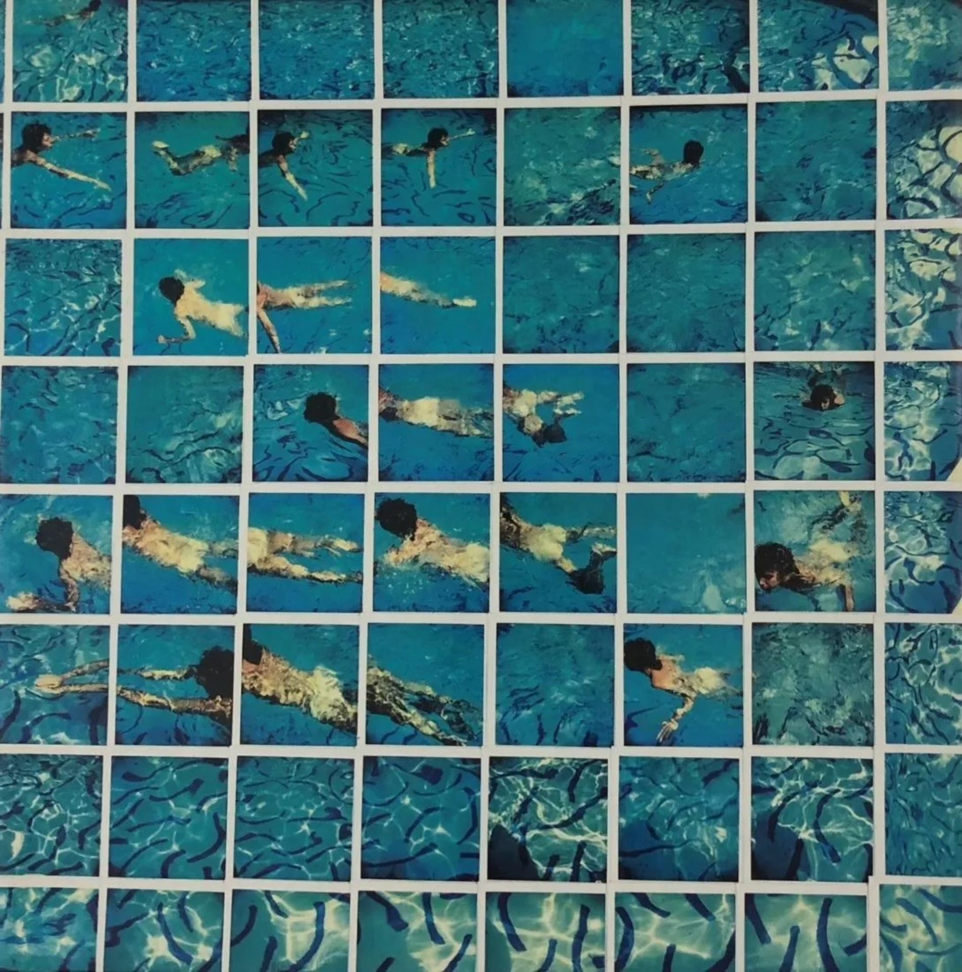David Hockney - Gregory in the swimming pool, LA, 1982