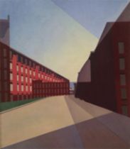 Charles Sheeler "Amoskeag Mills 2, 1948" Offset Lithograph