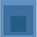 Josef Albers Homage to the Square "Blue" Offset Lithograph, After