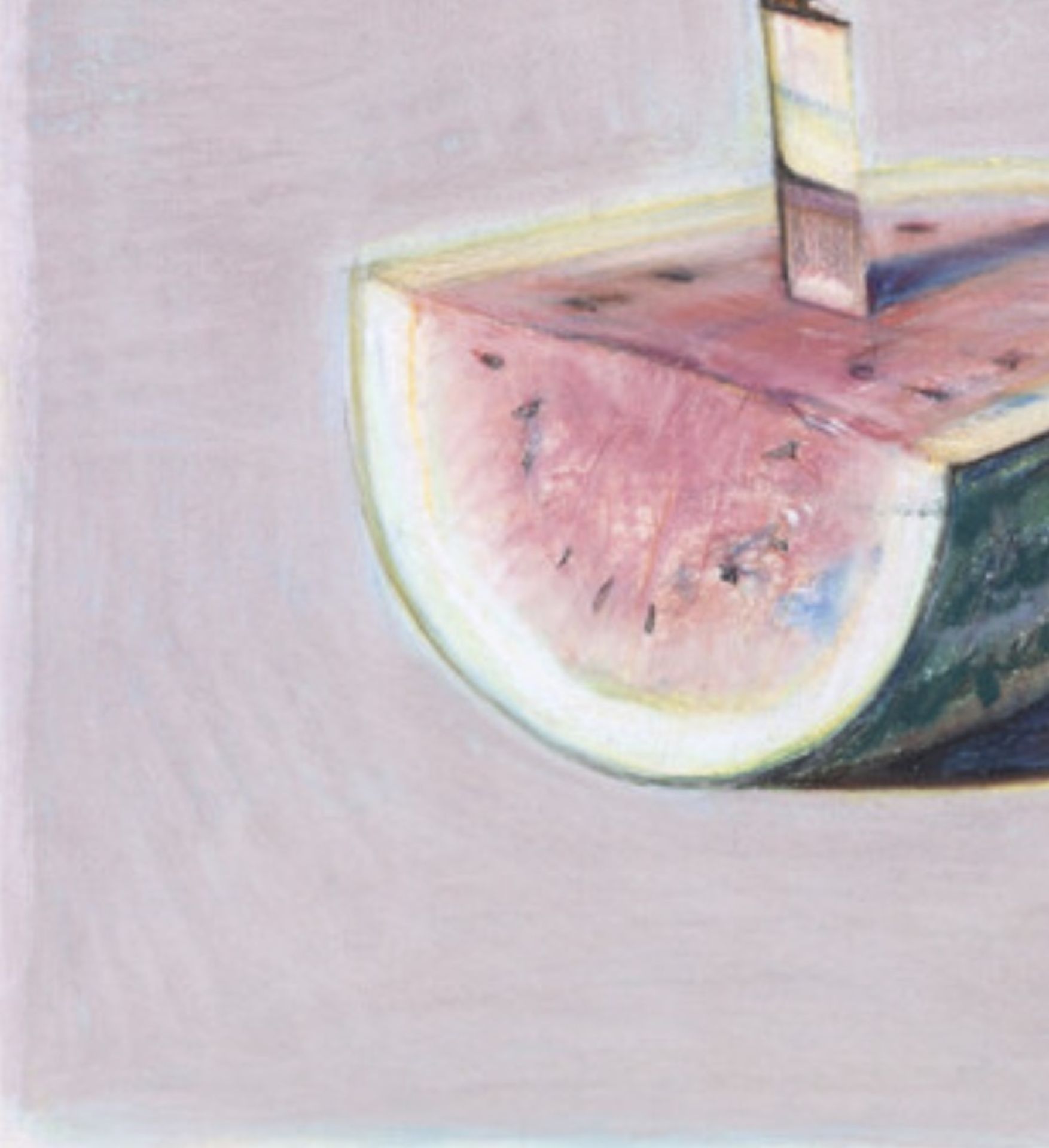 Wayne Thiebaud "Watermelon and Knife, 1989" Offset Lithograph - Bild 5 aus 5