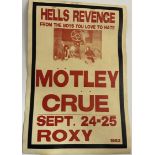 Motley Crue Concert Poster